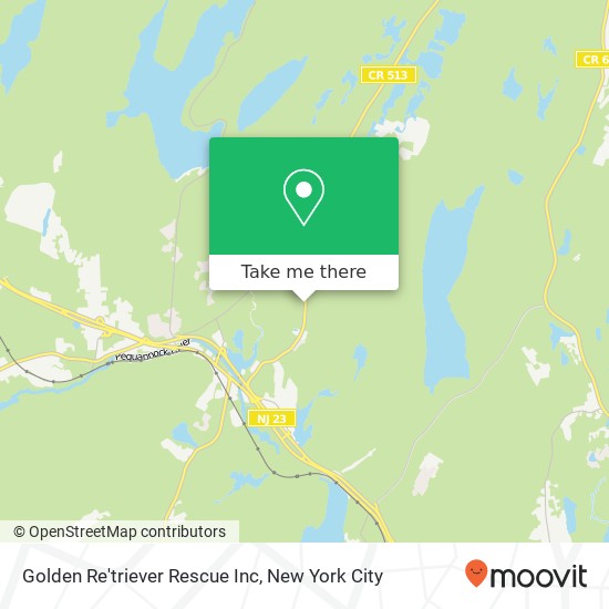 Golden Re'triever Rescue Inc map