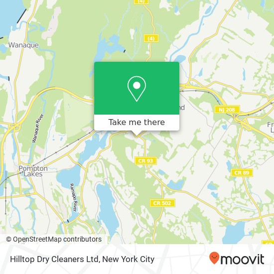 Hilltop Dry Cleaners Ltd map