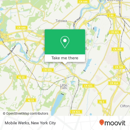 Mobile Werks map