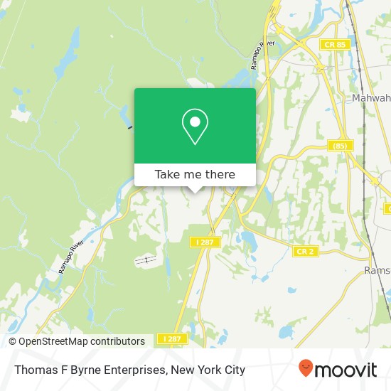 Thomas F Byrne Enterprises map