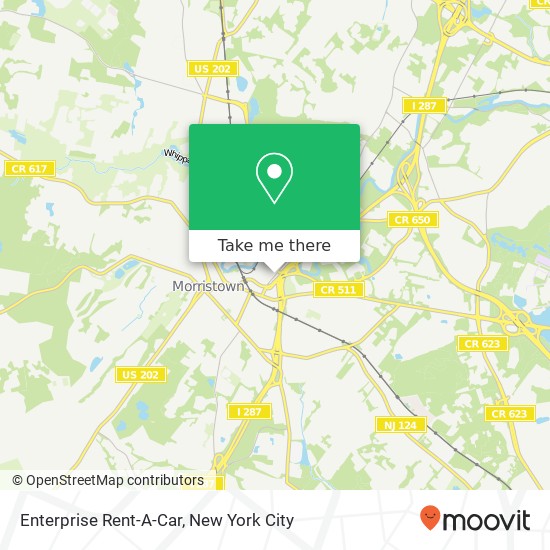 Enterprise Rent-A-Car map