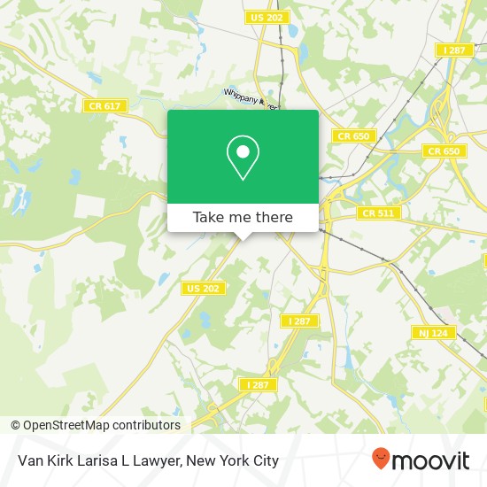 Van Kirk Larisa L Lawyer map