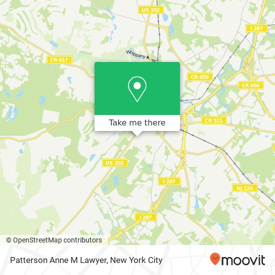 Mapa de Patterson Anne M Lawyer