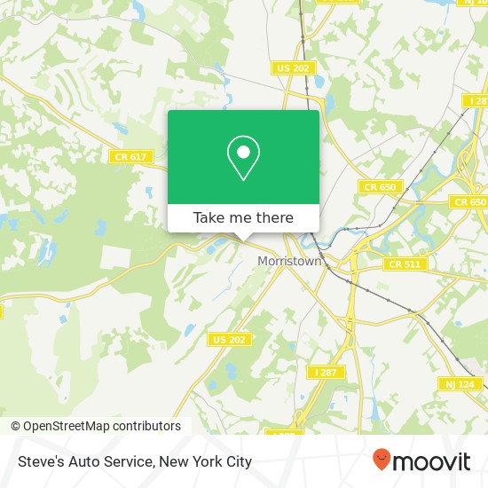 Steve's Auto Service map