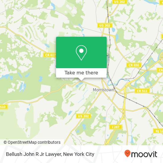 Mapa de Bellush John R Jr Lawyer