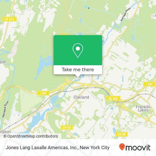 Jones Lang Lasalle Americas, Inc. map