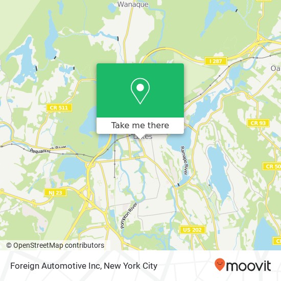 Foreign Automotive Inc map