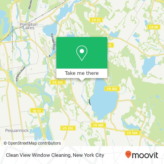 Clean View Window Cleaning map
