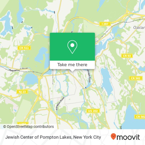 Mapa de Jewish Center of Pompton Lakes