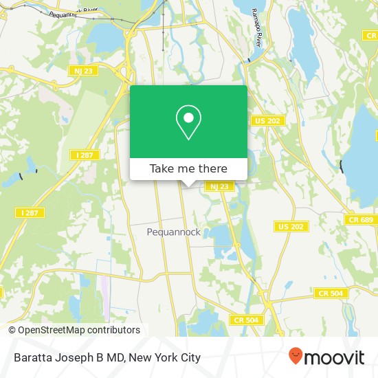 Baratta Joseph B MD map