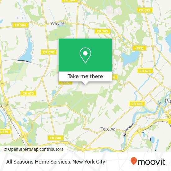 All Seasons Home Services map