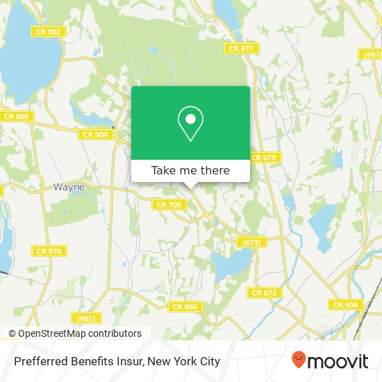 Prefferred Benefits Insur map