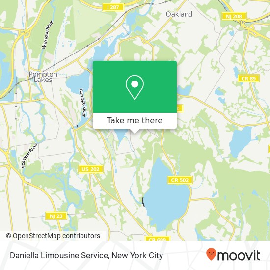 Daniella Limousine Service map