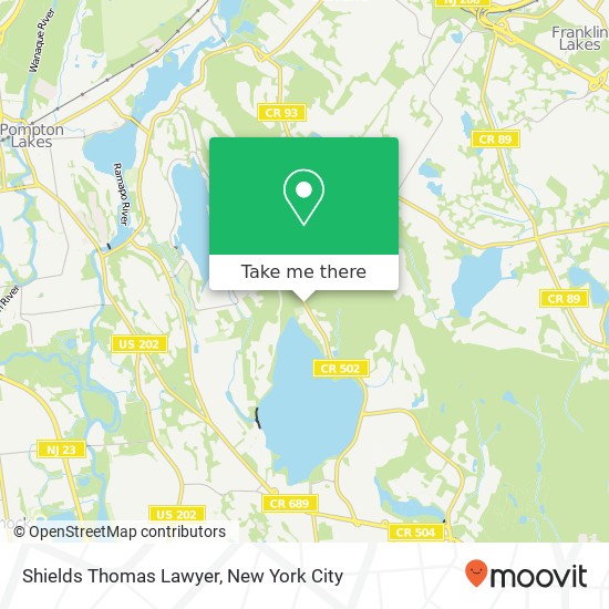 Shields Thomas Lawyer map