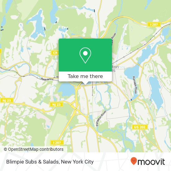 Blimpie Subs & Salads map