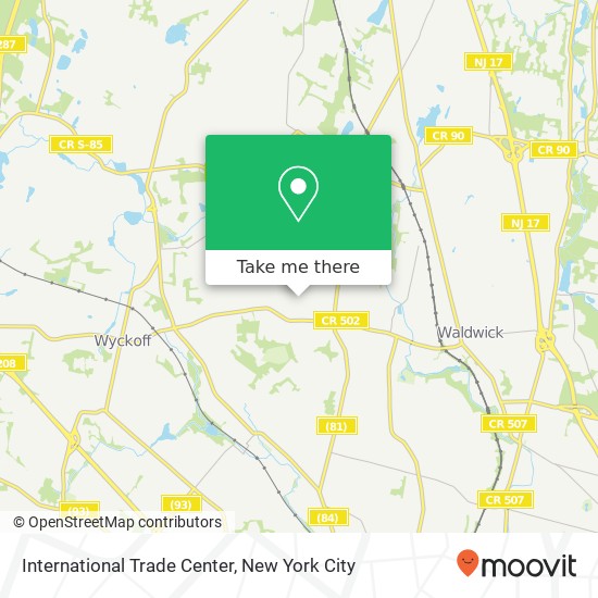 Mapa de International Trade Center