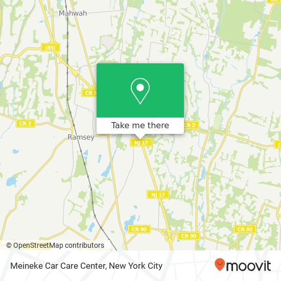 Meineke Car Care Center map