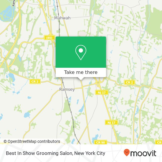 Best In Show Grooming Salon map