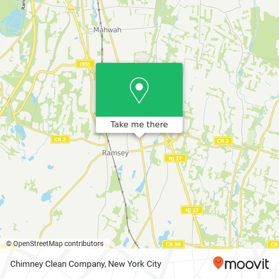 Chimney Clean Company map