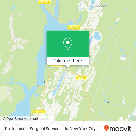 Professional Surgical Services Llc map