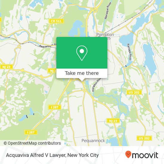 Acquaviva Alfred V Lawyer map