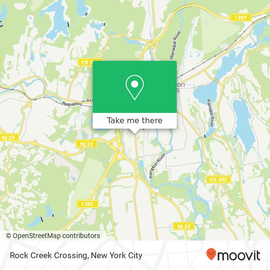 Rock Creek Crossing map