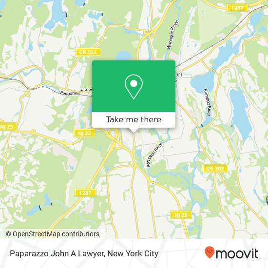 Paparazzo John A Lawyer map