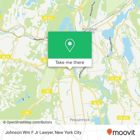 Johnson Wm F Jr Lawyer map