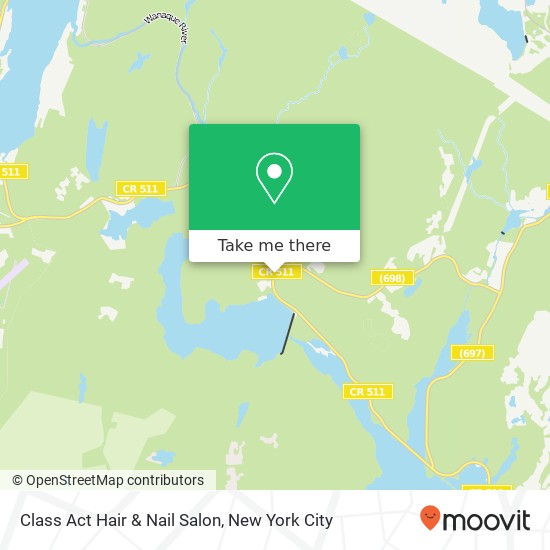 Mapa de Class Act Hair & Nail Salon