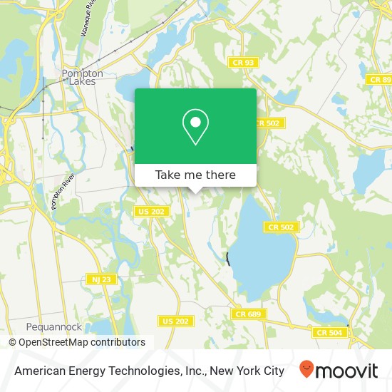 American Energy Technologies, Inc. map