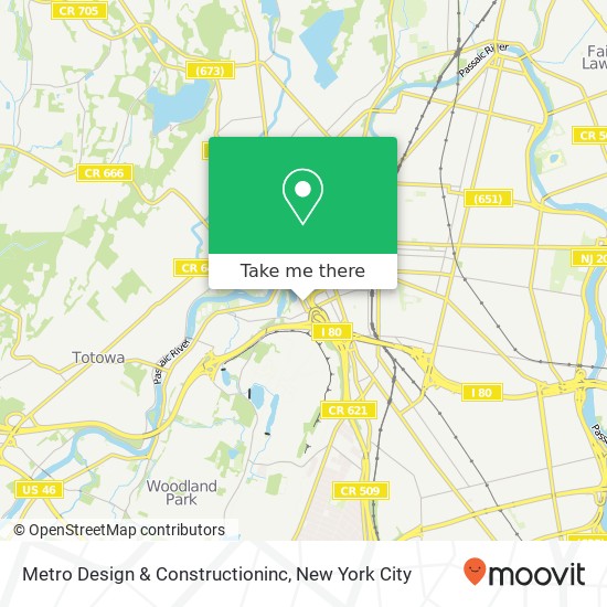 Metro Design & Constructioninc map