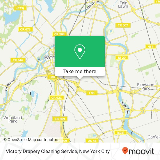 Victory Drapery Cleaning Service map