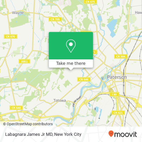 Mapa de Labagnara James Jr MD