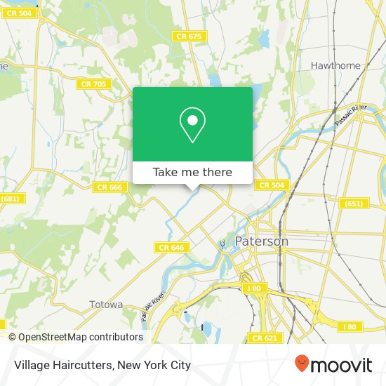 Village Haircutters map