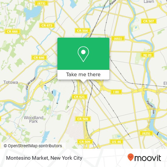 Montesino Market map