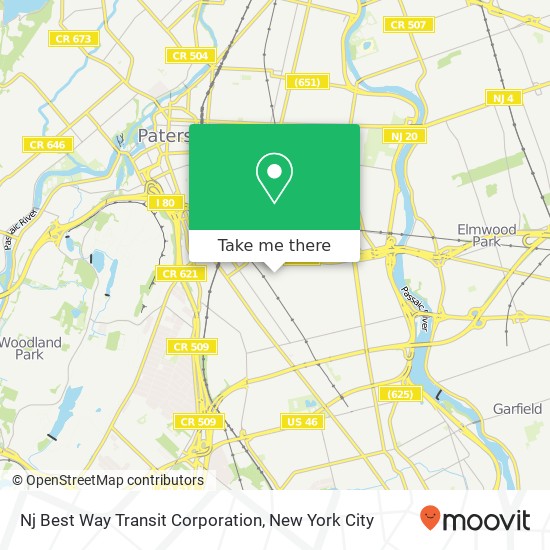 Mapa de Nj Best Way Transit Corporation