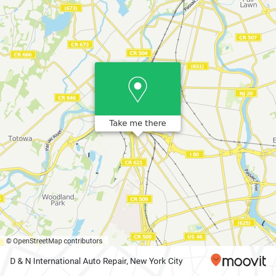 D & N International Auto Repair map