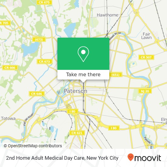 2nd Home Adult Medical Day Care map
