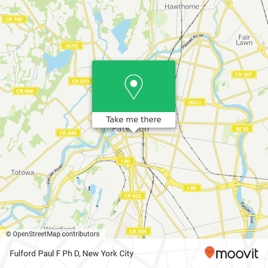 Fulford Paul F Ph D map