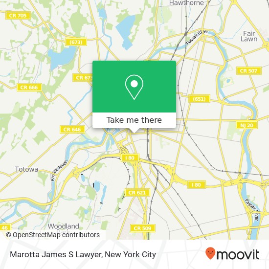 Marotta James S Lawyer map