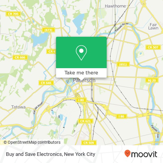 Buy and Save Electronics map
