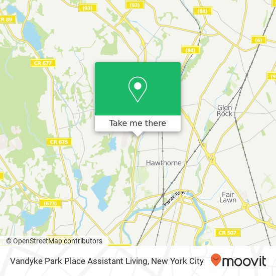 Vandyke Park Place Assistant Living map