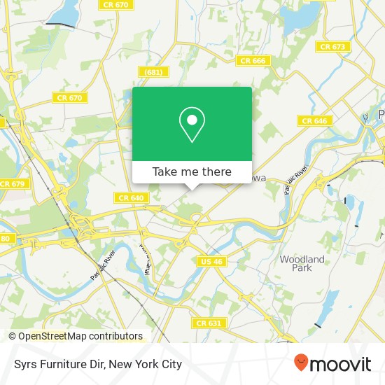 Syrs Furniture Dir map