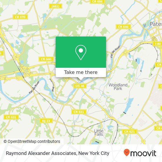 Raymond Alexander Associates map
