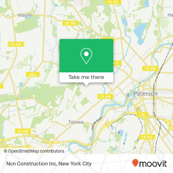 Mapa de Ncn Construction Inc