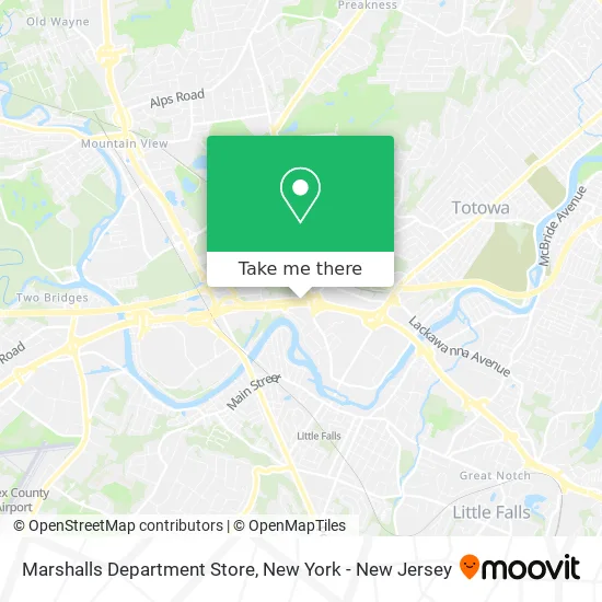 Marshalls Department Store map