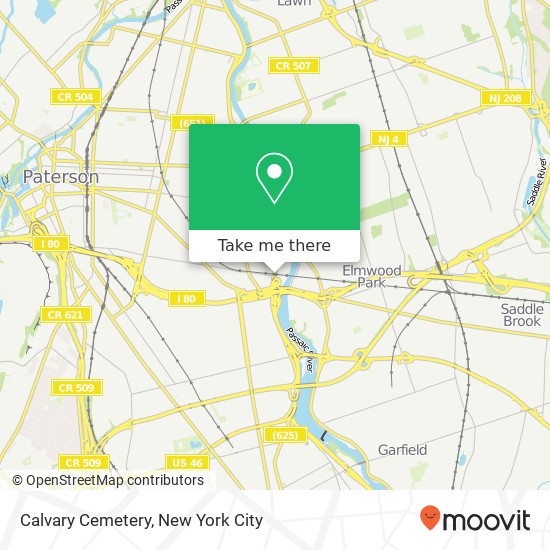 Mapa de Calvary Cemetery