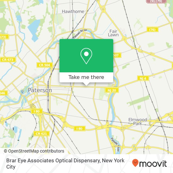 Brar Eye Associates Optical Dispensary map