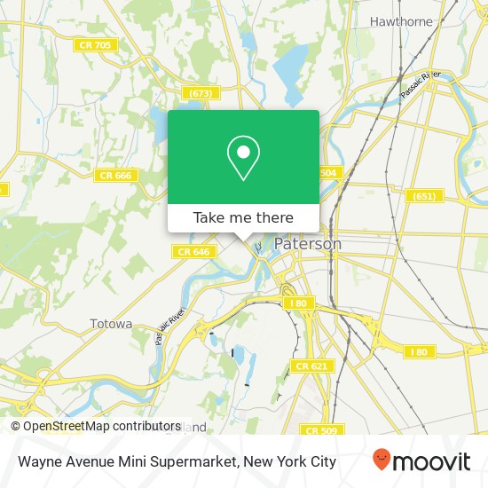 Wayne Avenue Mini Supermarket map