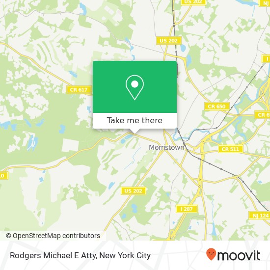 Mapa de Rodgers Michael E Atty